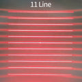 DOE 11 Lines Waterproof D20X90mm Focusable 635nm 5V DC Red Line 50mW 100mW 150mW 200mW Laser Module for Cutting Positioning