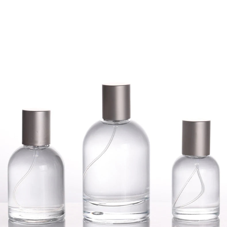 Hot Selling Recommended Spot 30ml50ml100ml Square Multi-Corner Perfume Glass Bottle Bow Sample Dispenser Spray Bottle