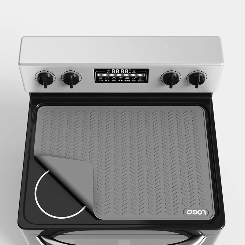 Hot Sale Silicone Mat Non-Slip Stove Top Cover for Induction Cooker Protective Tableware Drying and Drain Padsilicone Mat