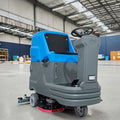 Mini Electric Ride-on Floor Scrubber Machine Double Brush 85L Working Time (3-4 Hours) Wear Resistant for Cement PVC Terrazzo