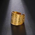 Hot Selling Tetragrammaton Pentagram Amulet Pentacle Ring the Ancient Power Name of God Stainless Steel Solomon Wiccan Jewelry