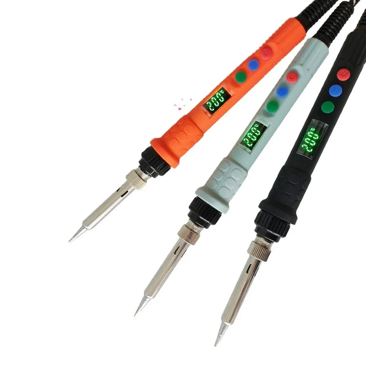 Auto Sleep  Digital Soldering Iron 60w 80W 100W Adjustable Temperature Soldering Iron for Mobile Phone Repair