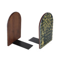Tailai Luxury Wooden Art Craft Bookends Storage Box Arch Shape That Adds Sophistication and Style to Home Office Library