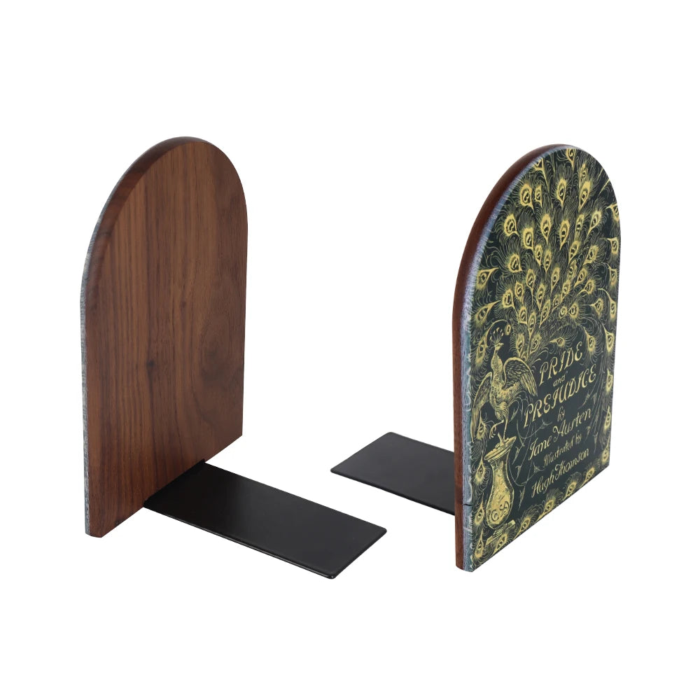 Tailai Luxury Wooden Art Craft Bookends Storage Box Arch Shape That Adds Sophistication and Style to Home Office Library