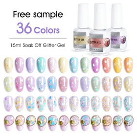 Missgel Wholesale Vendor Glitter Gel Polish Custom Private Label Bulk Organizer Salon Nail Supplies for Professionals