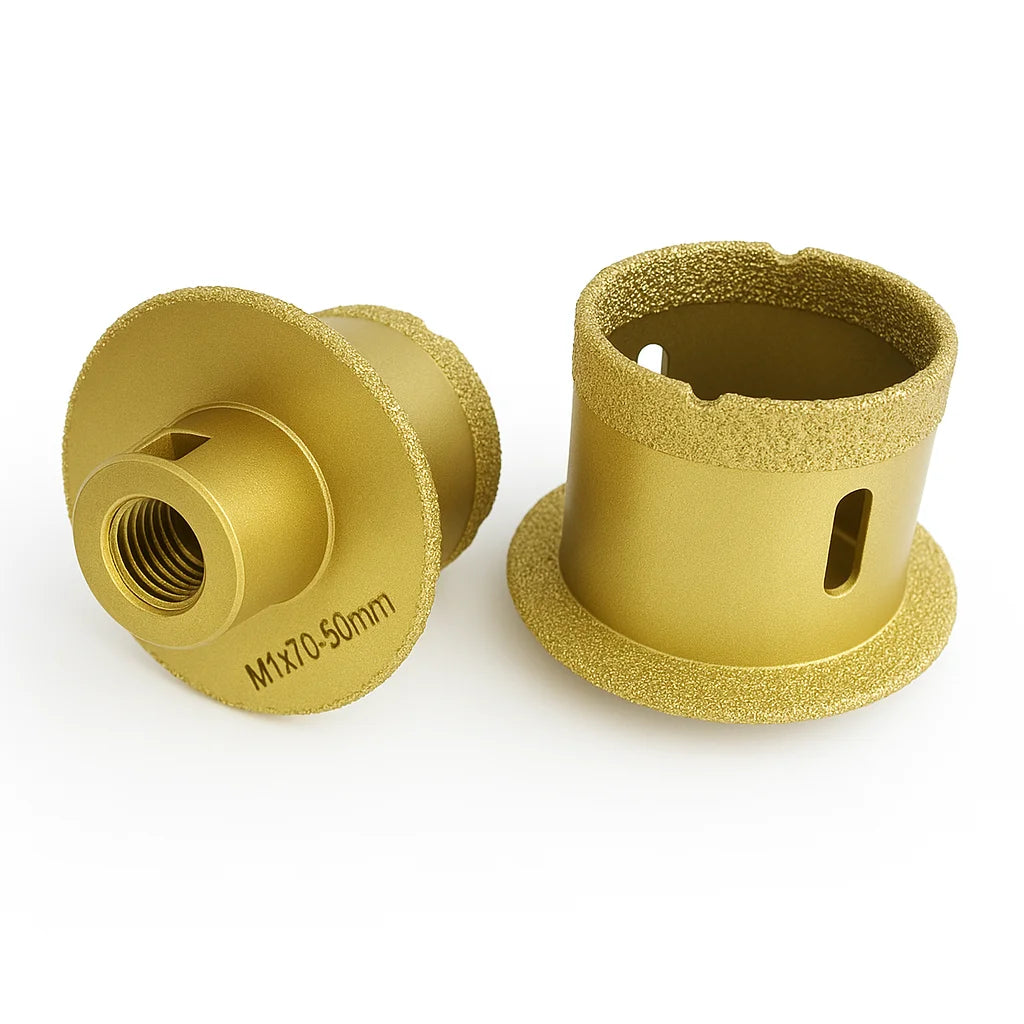 M14 Vacuum Brazed Diamond Washbasin Sink Hole Opener 40mm 45mm 50mm Core Bit & Countersink Cutter for Tile Marble Granite