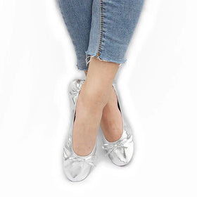 Ballet Foldable Ballerina Flats Fold up Disposable Ballerina Shoes