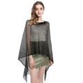Summer Hollow Fringed Shawl New Pullover Rayon Shawl Women's Mesh Cape