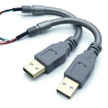 Flexible Gooseneck for USB Cable Bendable USB Extension Arm Adjustable Metal Gooseneck Holder for Charging & Data Cable