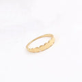 Minimalist Stainless Steel Small Dainty Geometric Round Ring