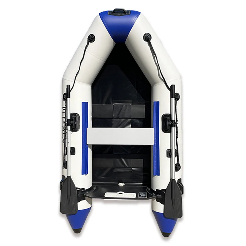 230cm PVC Kayak Boat 2 Person Rowing Boats Wooden Floor Canoe Hovercraft Sailboat for Sale