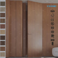 Wood Veneer Invisible Door Minimalist Design Interior Door Finished Surface Bathroom Wooden Door