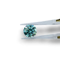 The Original Color Moissanite Flawless  Synthesis Gematones 1carat Size Round Shape Blue Green Loose Gemstone