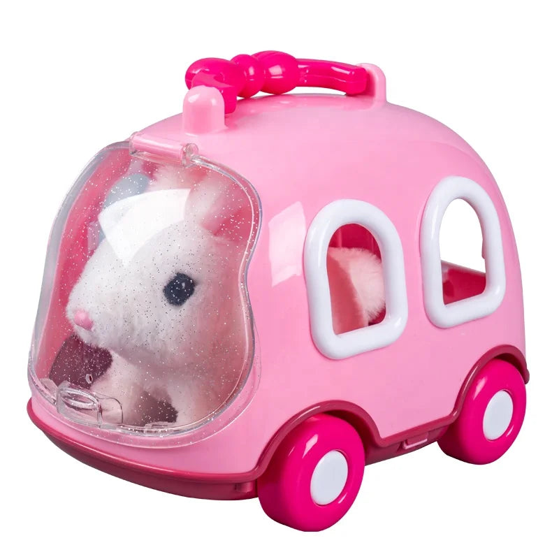 Electronic Toy Rabbit Robot Plush Toys Rabbit Can Bark Jump Shake Ears Funny Stuffed Animal Toys for Children Birthday Gift