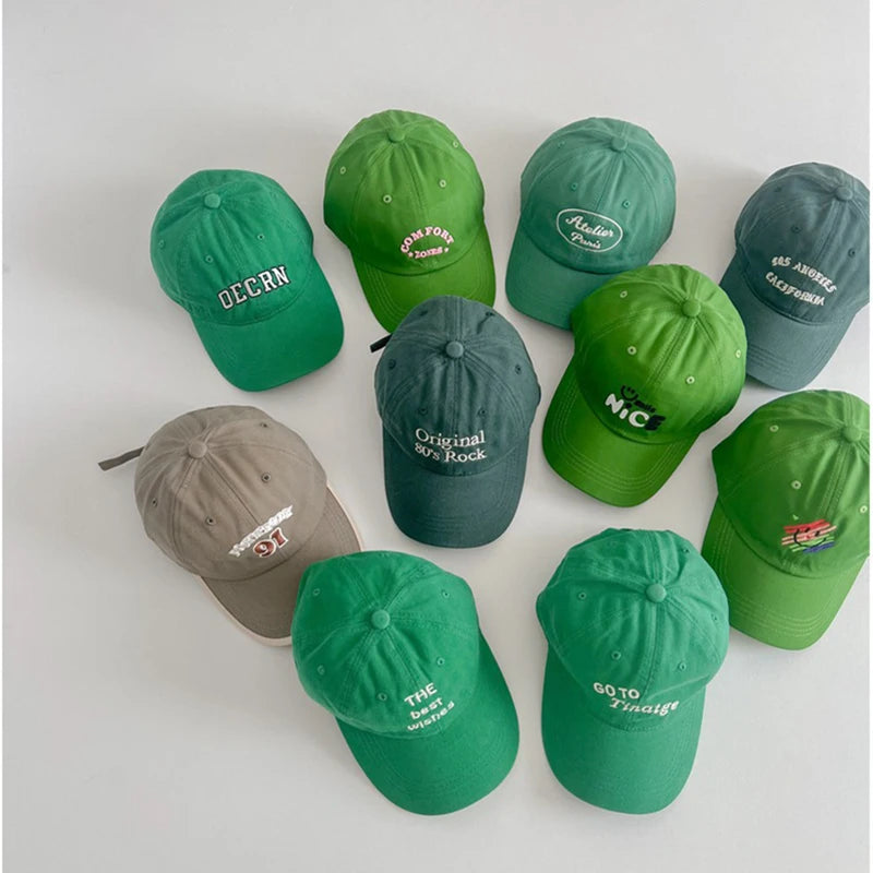 Landfond Design Embroidery Logo 6 Panel Cap Outdoor Sport Kids Adult Size Unstructured Dad Hats Caps