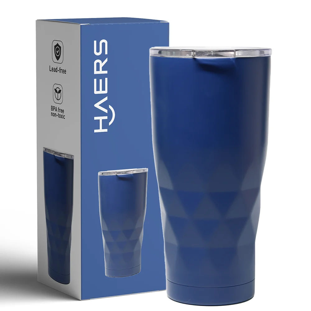 600ML Wide Mouth Custom logo Insulated Travel Customizable Stainless Steel Tumbler