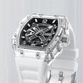 Luxury Original Luminous Clear Glass case Waterproof Male Luxury Mechanical Watch Watches Automatic