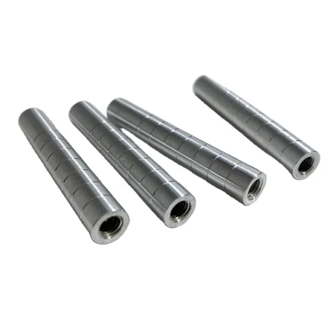 OEM CNC 7075 T6 Shafts Aluminum 7075 Axle CNC Lathe Turning 7075 Long Aluminum Shaft