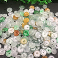 Parts Accessories Jade Grade a Myanmar Accessories 9Mm Color Buckle Craft Accessories Wholesale