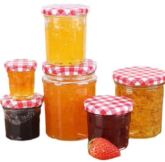 Top Seller CAPOT Brand 150ml 250ml Clear Sustainable Luxury Jam Glass Jar with Screw Cap for Strawberry Blueberry