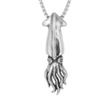 Mens Fashion Jewelry Unique Design Stainless Steel Octopus Squid Pendant Necklace with 3D Effect