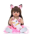 48CM Silicone Reborn Baby Dolls Full Body Silicone Doll Realistic Newborn Baby Kids Toys for Girls Gifts