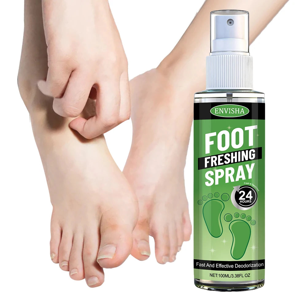 ODM OEM Organic Foot Deo Odor Blocking Spray Feet Sneaker Deodorant Refresher Spray