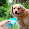 Black Blue White pink 350ml Custom logo Plastic Dog Travel Pet Water Bottle for Dogs