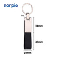 Promotional Gift Souvenir Keychain Laser Engraving  Leather Keychains