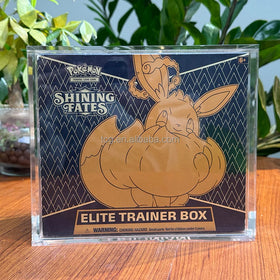 TCG Wholesale Acrylic Case for Pokemon Cards ETB Plus Case Anti-UV Elite Trainer Box Plastic Protector Magnetic Case