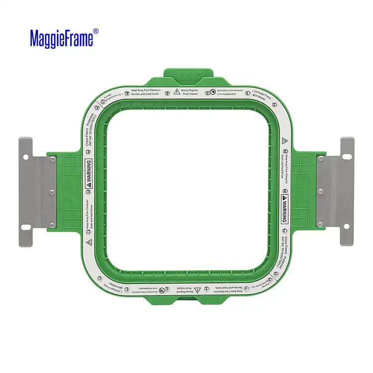 6.9"*6.9"/175*175mm MaggieFrame Magic Magnetic Mighty Hoops for Barudan QS Embroidery Machines