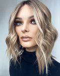 Natural Hairline Lace Front Wig Human Hair Lace Wig Blonde Ash Highlights Body Wave HD Swiss Lace Front Wig