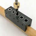 Aluminum Alloy Round Tube Right Angle Drill Guide DIY Hole Locator Woodworking Tool-Woodworking Hole Puncher for Round Pipes