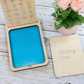 Customizable Montessori Wooden Alphabet Board Safe Arabic Education Toys for Kids with Engraved Features