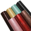 Mirror Glitter Faux Leather Rolls 30x135cm Smooth Synthetic Crafts Fabric for DIY Sewing Crafts