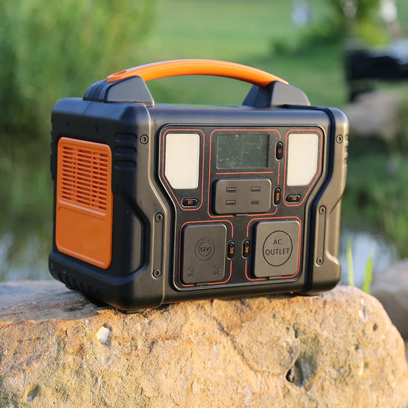 300 Watts Backup Outdoor Home Mobile Solar Generator Power Bank Rechargeable Lithium Battery 300w Portable Power Station