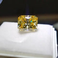 Fancy Shape 1ct-4ct Golden Yellow Radiant Emerald Heart Oval Moissanite Diamond Jewelry Loose DVVS Moissanite for Making