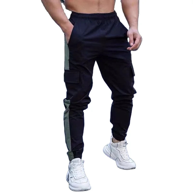 Casual Gym Workout Cargo Trousers Men's Track Pants With Pockets Best Manufacturer Custom logo Adjustable Price  Trouser