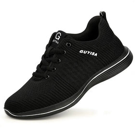 GUYISA Brand Safety Shoes Factory Price Best Selling EVA Sole Light Folding Work Shoes Men's Steel Toes Safety Shoes