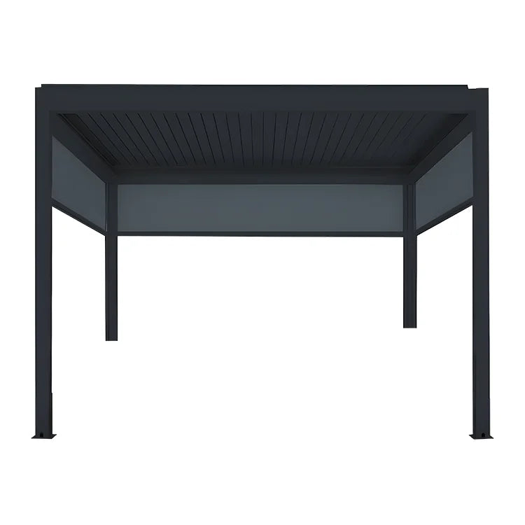 Factory Direct Pergola Aluminum Bioclimatic Louvered Roof Pergola High Quality Outdoor Pergola