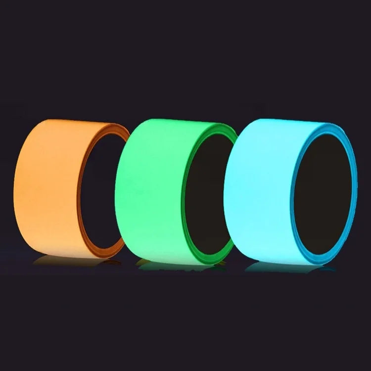 Glow in Dark Safety Escape Indication Strip Tape Water-Activated Adhesive Sticker Hot Melt PE Material Photoluminescent Warning