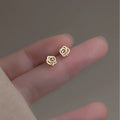 925 Sterling Silver Lovely Rose Flower Earrings Enamel Cute Stud Earrings Minimalist Earrings Women Fine Jewelry