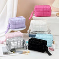 Promotion Gift Travel Fur Pink Cosmetics Travel Bag Unisex Custom Makeup Bag Pouch Mini Cosmetics Washable Cosmetic Bag