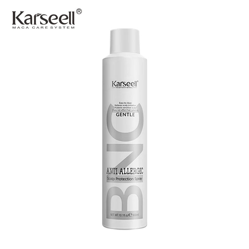Customized Logo Curly Hair Salon Special Heat Spray Scalp Protection Private Label Strong Hold Anti-Frizz Spray