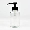 Modern Design Hand Soap Dispenser 400ml Transparent Glass Foaming Bathroom Decoration with 1 Year Warranty and Project Solution