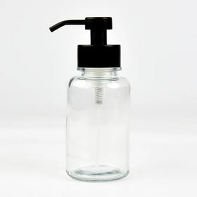 Modern Design Hand Soap Dispenser 400ml Transparent Glass Foaming Bathroom Decoration with 1 Year Warranty and Project Solution