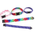 Custom Sublimation Elastic Wristband Fashion Printed Polyester Elastic Wrist Band Bracelet With Logo