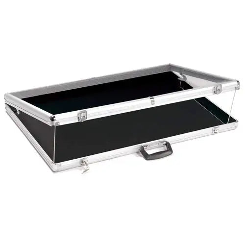 Portable Locking Jewelry Case Display Aluminum Showcase