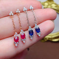 Hot Popular 925 Sterling Silver Gold Plated Peridot Classic Drop Earrings 2024 Party Aesthetic