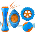TPR Rubber Interactive Waterproof Durable Summer Floating Sqeaky Dog Chew Toys Molar Bite Resistant Dog Beach Toy Set
